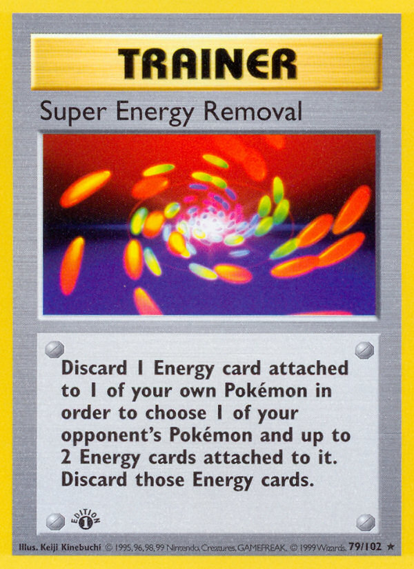 Super Energy Removal (79/102) (Shadowless) [Base Set 1st Edition] | Rock City Comics