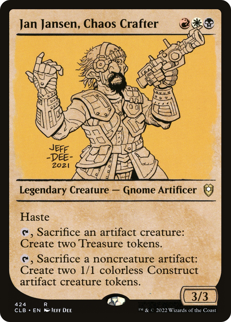 Jan Jansen, Chaos Crafter (Showcase) [Commander Legends: Battle for Baldur's Gate] | Rock City Comics