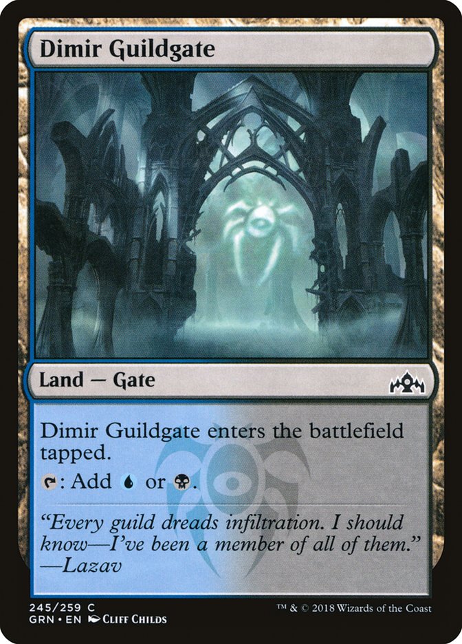 Dimir Guildgate (245/259) [Guilds of Ravnica] | Rock City Comics