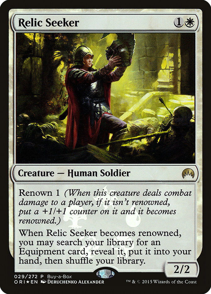 Relic Seeker (Buy-A-Box) [Magic Origins Promos] | Rock City Comics