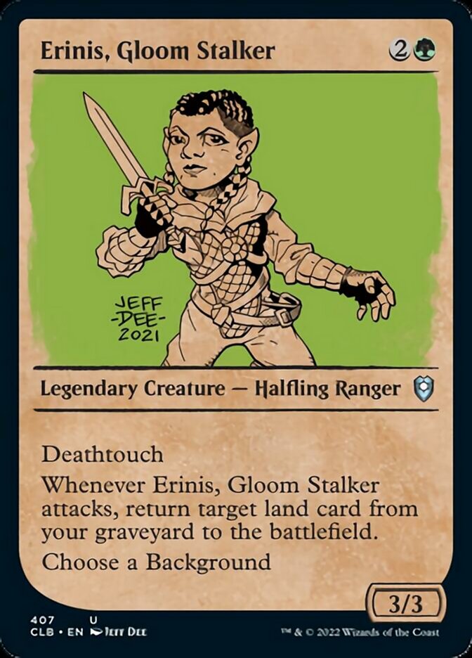 Erinis, Gloom Stalker (Showcase) [Commander Legends: Battle for Baldur's Gate] | Rock City Comics