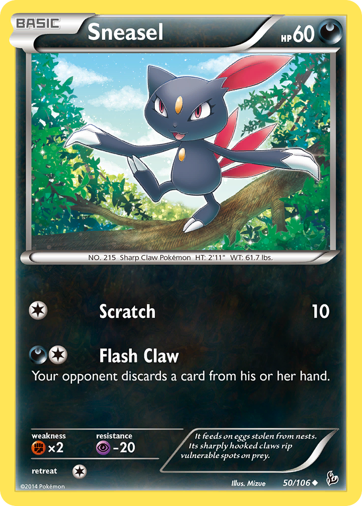 Sneasel (50/106) [XY: Flashfire] | Rock City Comics