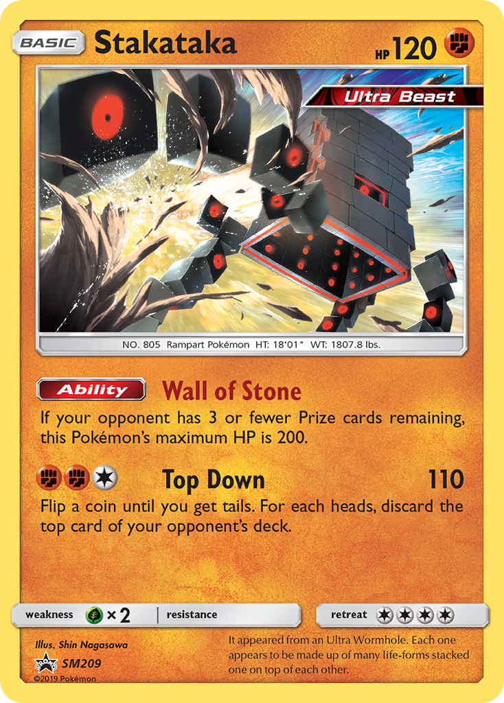 Stakataka (SM209) [Sun & Moon: Black Star Promos] | Rock City Comics