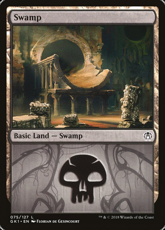 Swamp (75) [Guilds of Ravnica Guild Kit] | Rock City Comics