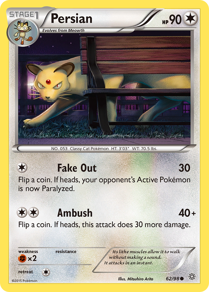 Persian (62/98) [XY: Ancient Origins] | Rock City Comics