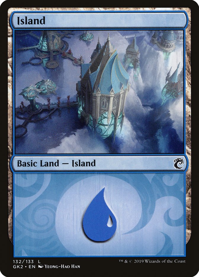 Island (132) [Ravnica Allegiance Guild Kit] | Rock City Comics