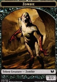 Zombie // Spirit (022) Double-Sided Token [Commander 2015 Tokens] | Rock City Comics