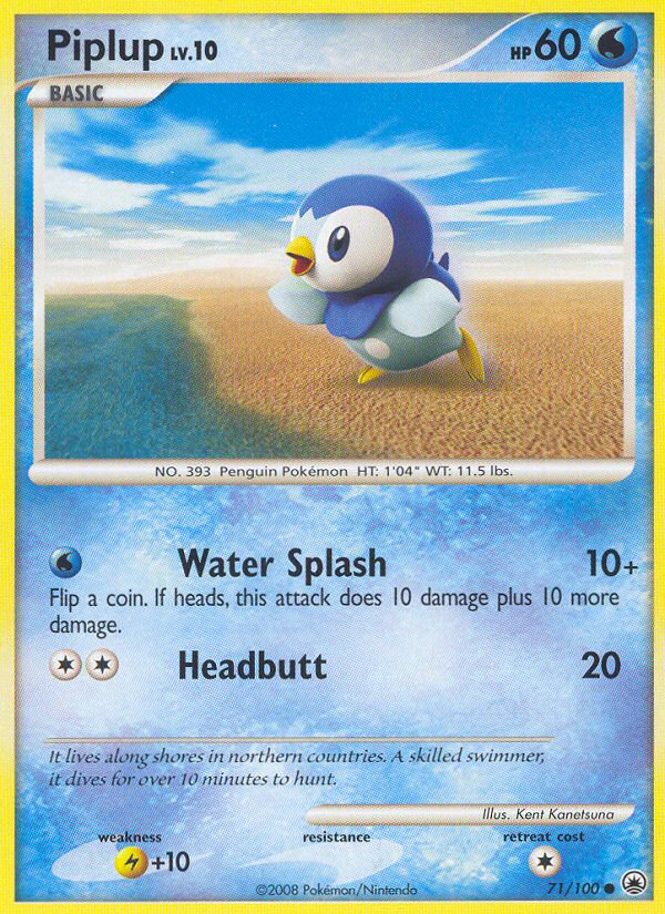 Piplup (71/100) [Diamond & Pearl: Majestic Dawn] | Rock City Comics