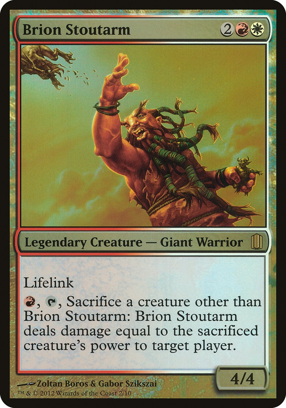 Brion Stoutarm (Oversized) [Commander's Arsenal Oversized] | Rock City Comics