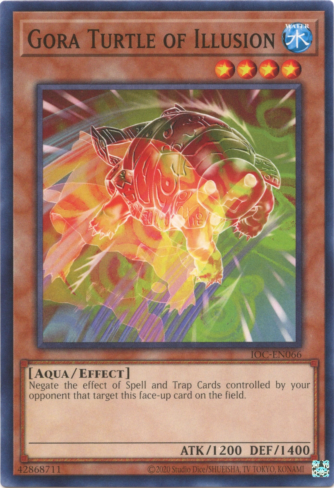 Gora Turtle of Illusion (25th Anniversary) [IOC-EN066] Common | Rock City Comics