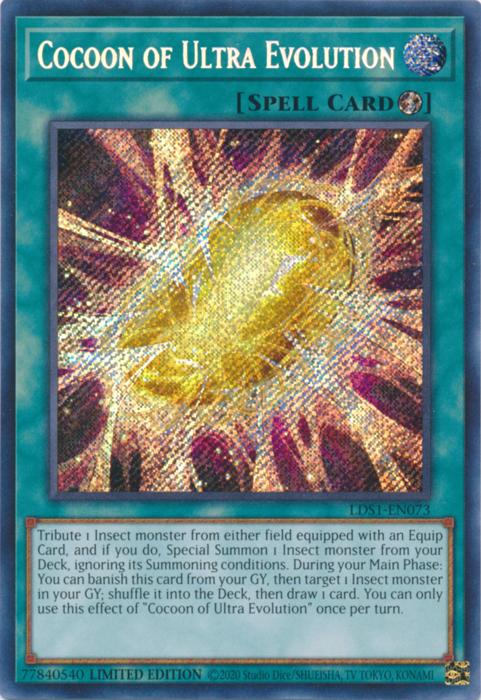 Cocoon of Ultra Evolution [LDS1-EN073] Secret Rare | Rock City Comics