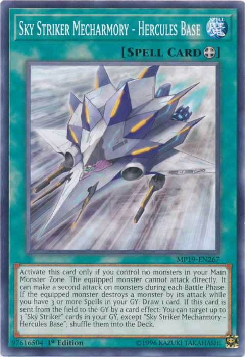 Sky Striker Mecharmory - Hercules Base [MP19-EN267] Common | Rock City Comics
