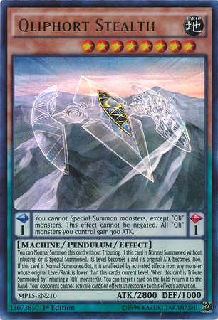 Qliphort Stealth [MP15-EN210] Ultra Rare | Rock City Comics