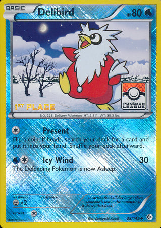 Delibird (38/149) (League Promo 1st Place) [Black & White: Boundaries Crossed] | Rock City Comics