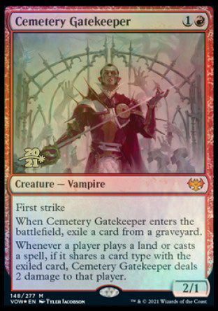 Cemetery Gatekeeper [Innistrad: Crimson Vow Prerelease Promos] | Rock City Comics