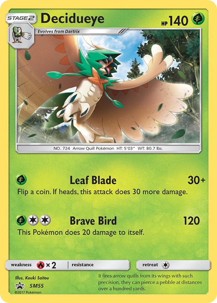 Decidueye (SM55) [Sun & Moon: Black Star Promos] | Rock City Comics
