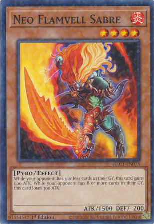 Neo Flamvell Sabre (Duel Terminal) [HAC1-EN073] Parallel Rare | Rock City Comics