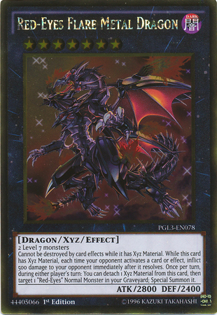 Red-Eyes Flare Metal Dragon [PGL3-EN078] Gold Rare | Rock City Comics