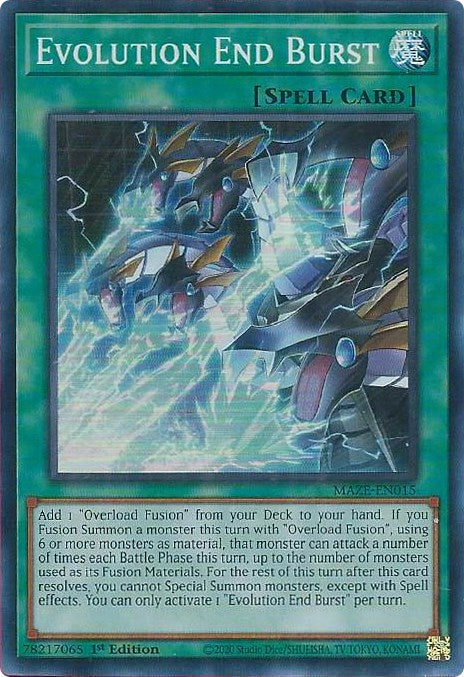 Evolution End Burst [MAZE-EN015] Super Rare | Rock City Comics