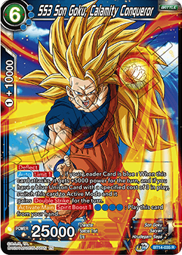 SS3 Son Goku, Calamity Conqueror (BT14-035) [Cross Spirits] | Rock City Comics