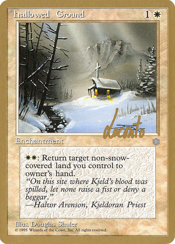 Hallowed Ground (Michael Loconto) [Pro Tour Collector Set] | Rock City Comics