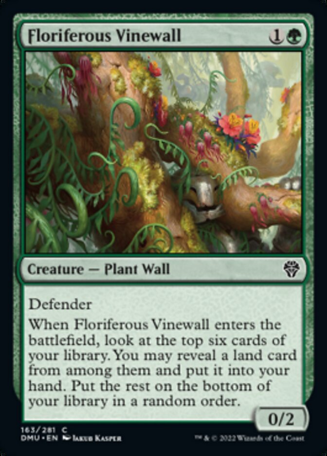 Floriferous Vinewall [Dominaria United] | Rock City Comics