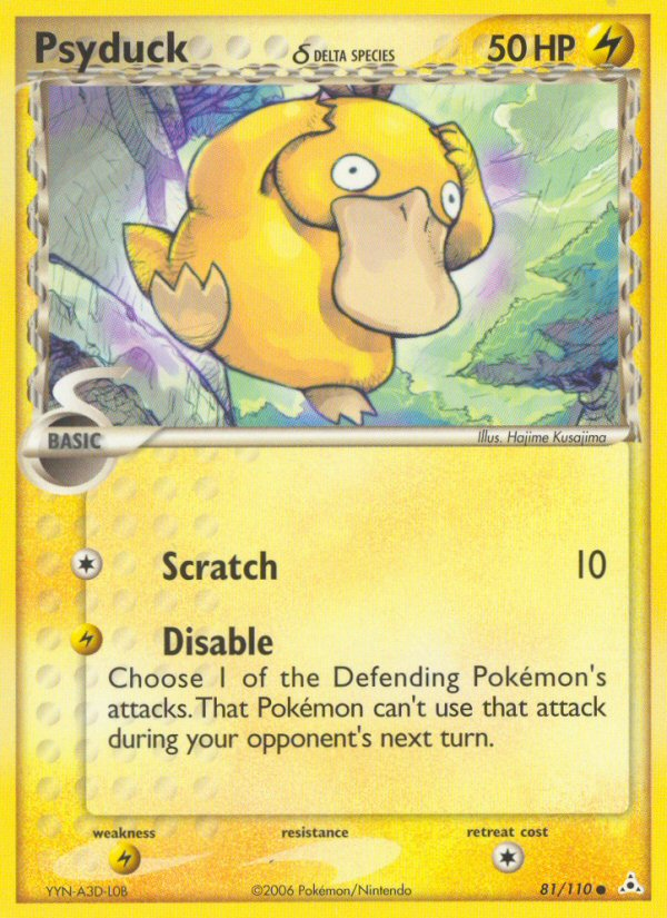 Psyduck (81/110) (Delta Species) [EX: Holon Phantoms] | Rock City Comics