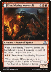 Smoldering Werewolf // Erupting Dreadwolf [Eldritch Moon] | Rock City Comics