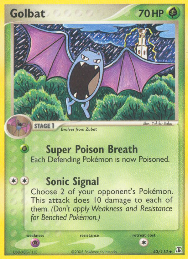 Golbat (43/113) [EX: Delta Species] | Rock City Comics