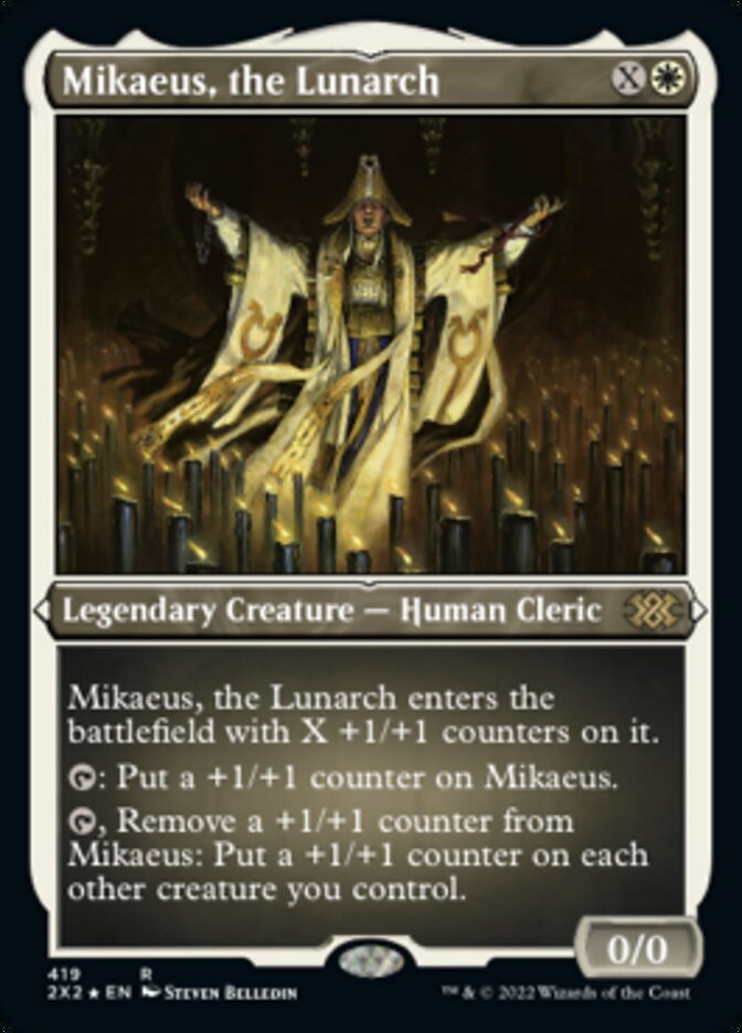 Mikaeus, the Lunarch (Foil Etched) [Double Masters 2022] | Rock City Comics