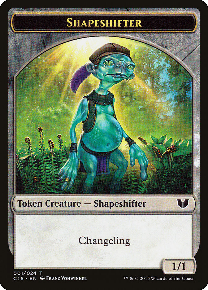 Shapeshifter // Shapeshifter Double-Sided Token [Commander 2015 Tokens] | Rock City Comics