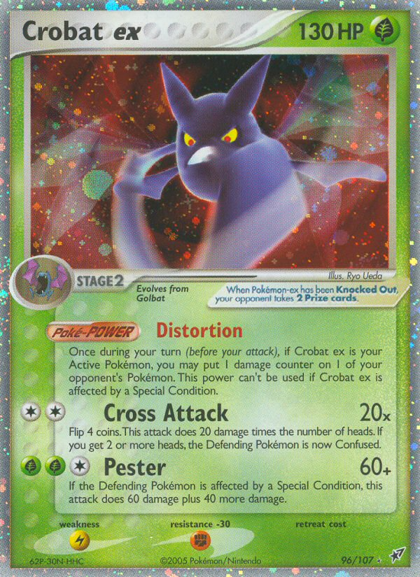 Crobat ex (96/107) [EX: Deoxys] | Rock City Comics