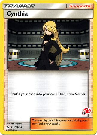 Cynthia (119/156) (Charizard Stamp #50) [Battle Academy 2020] | Rock City Comics