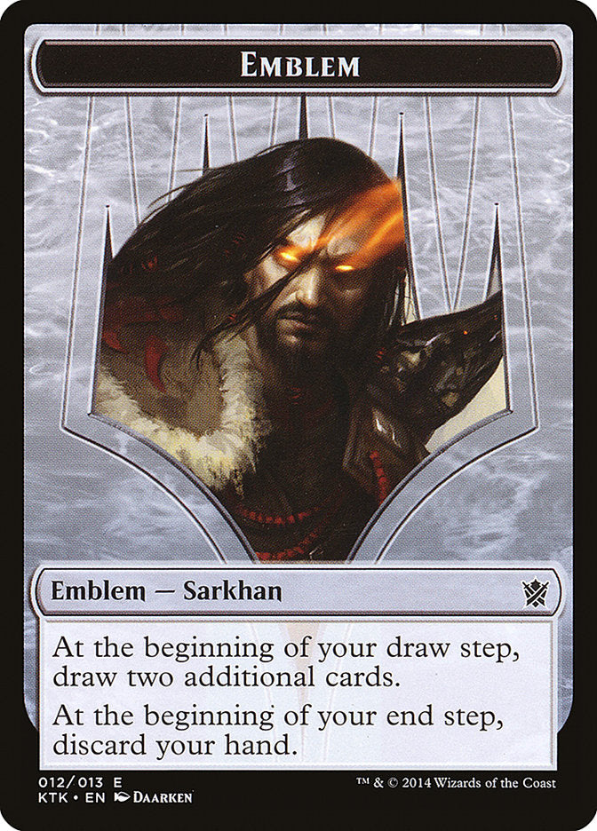 Sarkhan, the Dragonspeaker Emblem [Khans of Tarkir Tokens] | Rock City Comics