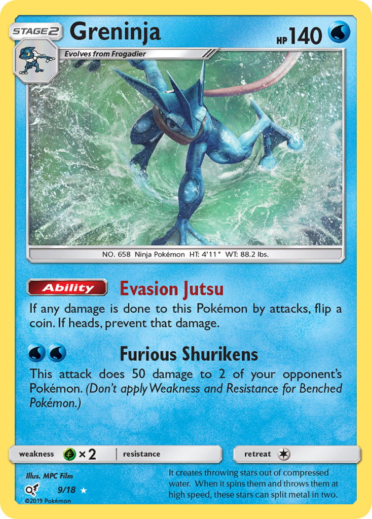 Greninja (9/18) [Sun & Moon: Detective Pikachu] | Rock City Comics