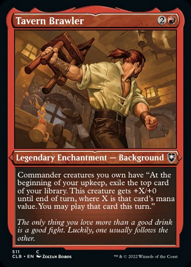 Tavern Brawler (Foil Etched) [Commander Legends: Battle for Baldur's Gate] | Rock City Comics