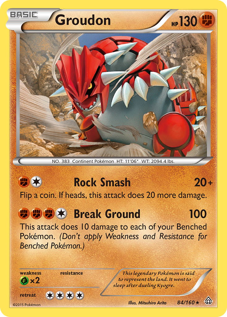 Groudon (84/160) [XY: Primal Clash] | Rock City Comics