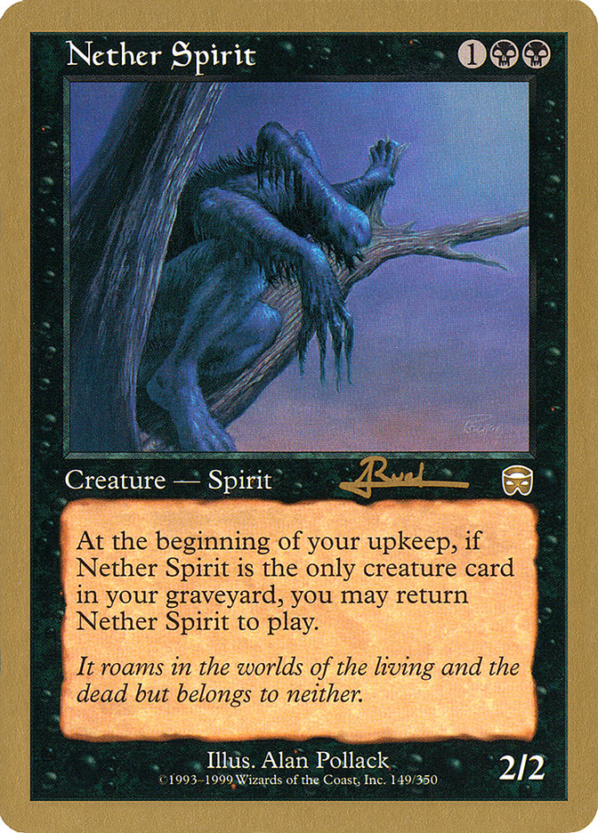 Nether Spirit (Antoine Ruel) [World Championship Decks 2001] | Rock City Comics