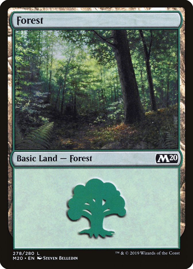 Forest (278) [Core Set 2020] | Rock City Comics