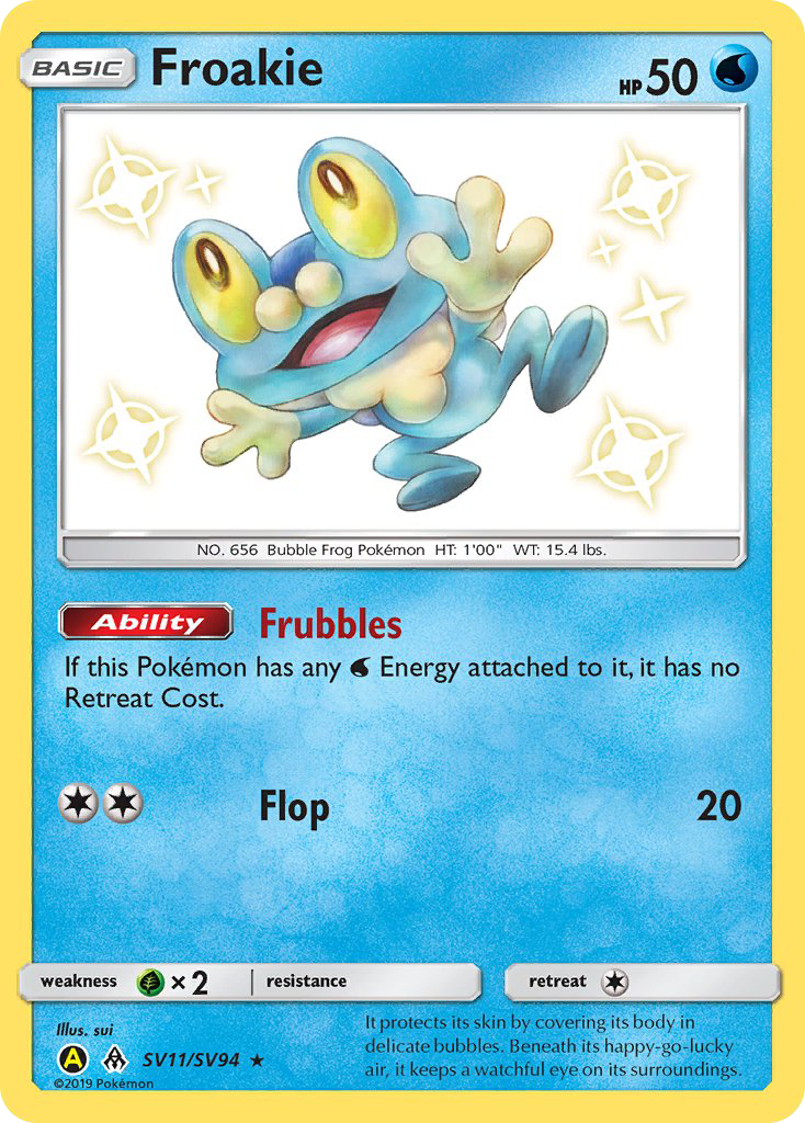 Froakie (SV11/SV94) [Sun & Moon: Hidden Fates - Shiny Vault] | Rock City Comics