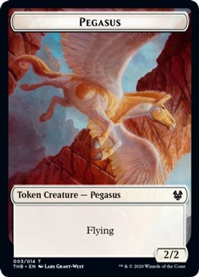 Pegasus // Wall Double-sided Token [Challenger 2021 Tokens] | Rock City Comics