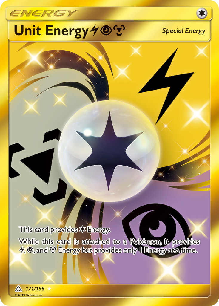 Unit Energy (171/156) (Lightning, Psychic, Metal) [Sun & Moon: Ultra Prism] | Rock City Comics