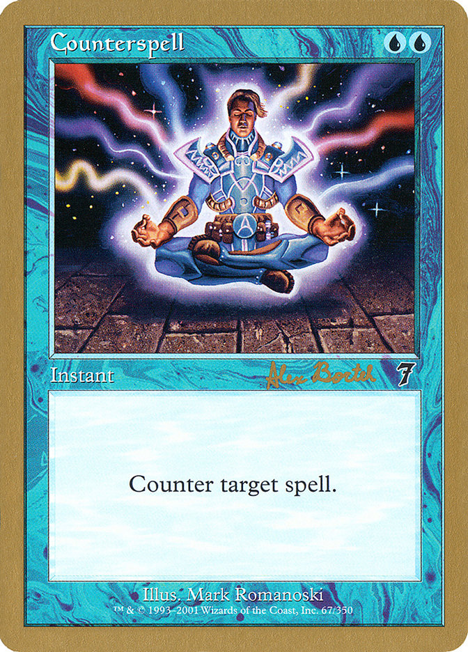 Counterspell (Alex Borteh) (7ED) [World Championship Decks 2001] | Rock City Comics