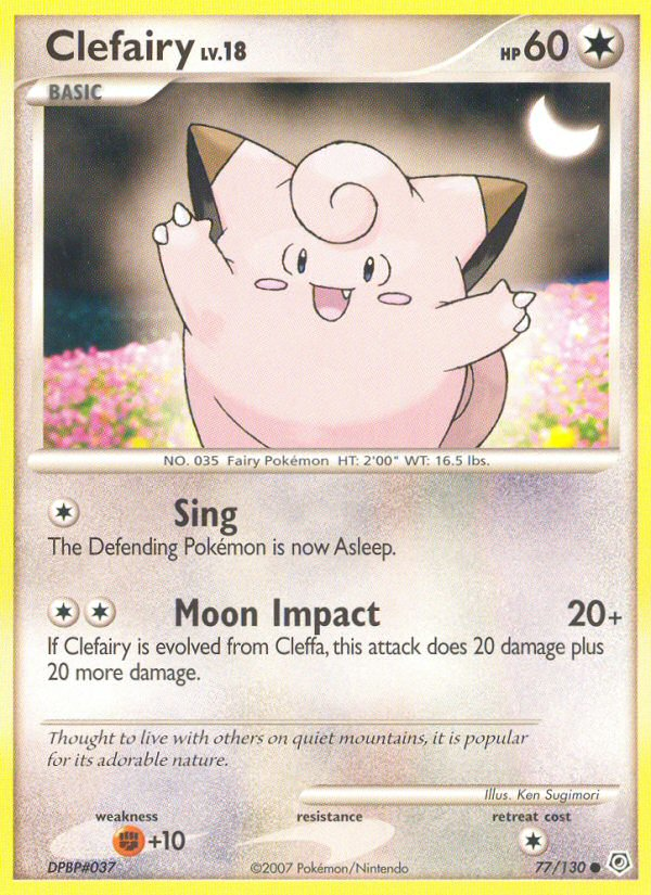 Clefairy (77/130) [Diamond & Pearl: Base Set] | Rock City Comics