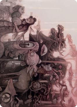 March of Burgeoning Life Art Card [Kamigawa: Neon Dynasty Art Series] | Rock City Comics