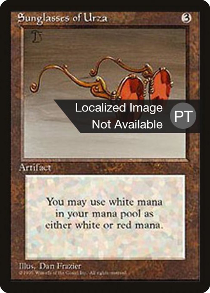 Sunglasses of Urza [Fourth Edition (Foreign Black Border)] | Rock City Comics