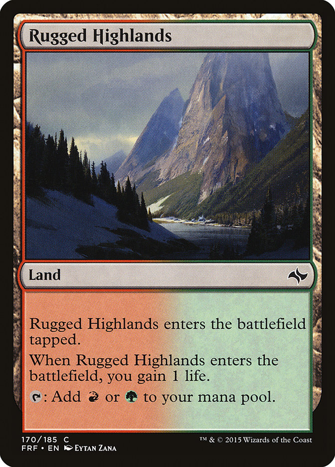 Rugged Highlands [Fate Reforged] | Rock City Comics