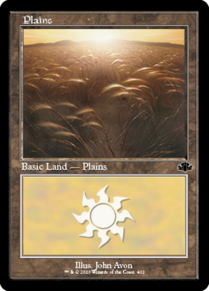 Plains (402) (Retro) [Dominaria Remastered] | Rock City Comics