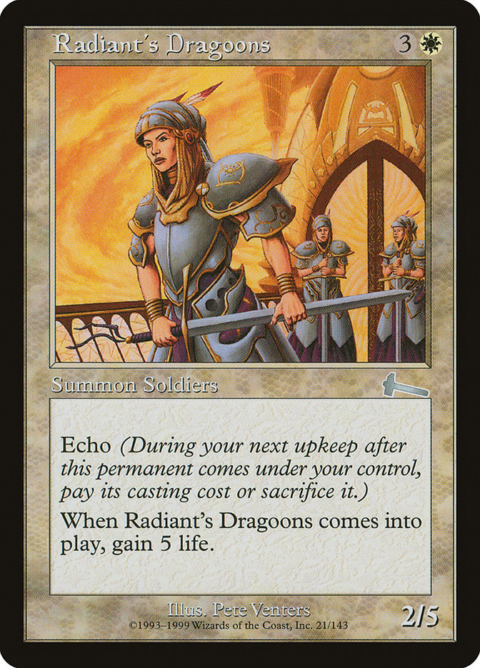 Radiant's Dragoons [Urza's Legacy] | Rock City Comics
