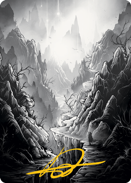 Mountain Art Card (Gold-Stamped Signature) [Innistrad: Midnight Hunt Art Series] | Rock City Comics